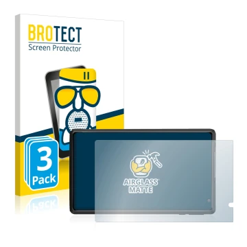 Front side of a product packaging with the brand logo BROTECT. Next to it is the device Pritom L8 shown with the corresponding