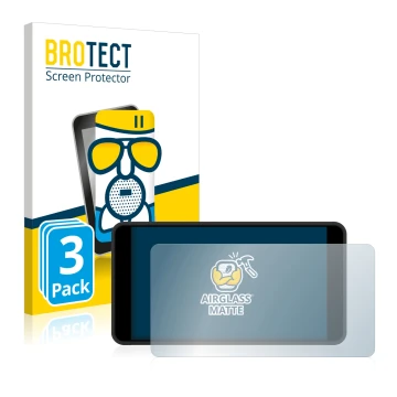 Front side of a product packaging with the brand logo BROTECT. Next to it is the device Portkeys PT5 II shown with the corresp