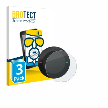 Front side of a product packaging with the brand logo BROTECT. Next to it is the device Beeline Velo 2 shown with the correspo