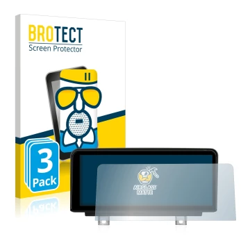 Front side of a product packaging with the brand logo BROTECT. Next to it is the device Koason BMW 3 Series 10.25