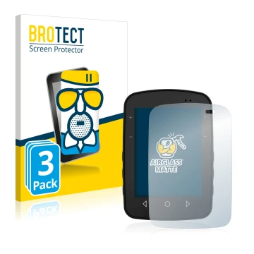 Front side of a product packaging with the brand logo BROTECT. Next to it is the device TwoNav Terra shown with the correspond