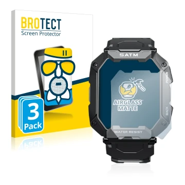 Front side of a product packaging with the brand logo BROTECT. Next to it is the device Bengux C20 shown with the correspondin