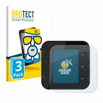 Front side of a product packaging with the brand logo BROTECT. Next to it is the device ISDT Air8 shown with the corresponding