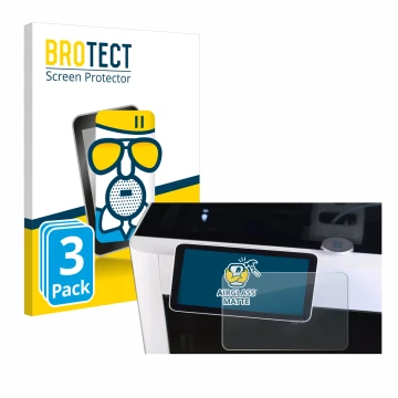 Front side of a product packaging with the brand logo BROTECT. Next to it is the device Bambu Lab X1-Carbon 3D Printer shown w