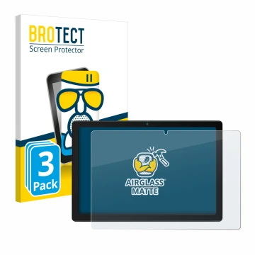 Front side of a product packaging with the brand logo BROTECT. Next to it is the device HotLight HLT1001 10