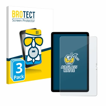 Front side of a product packaging with the brand logo BROTECT. Next to it is the device Doogee T20s shown with the correspondi