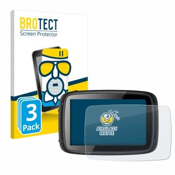 Front side of a product packaging with the brand logo BROTECT. Next to it is the device Elebest Carplay C650 5