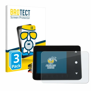 Front side of a product packaging with the brand logo BROTECT. Next to it is the device Spektrum Smart Technology XBC100 shown