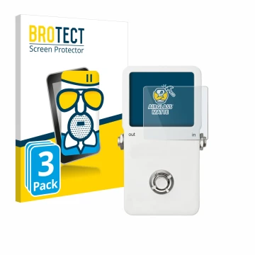 Front side of a product packaging with the brand logo BROTECT. Next to it is the device TC Electronic POLYTUNE shown with the 