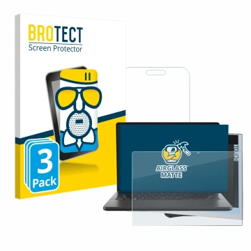 Front side of a product packaging with the brand logo BROTECT. Next to it is the device ASUS ROG Zephyrus G14 2024 GA403 shown