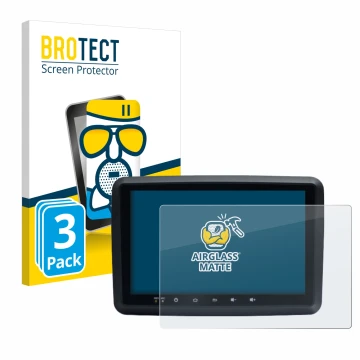 Front side of a product packaging with the brand logo BROTECT. Next to it is the device Idmedia 8