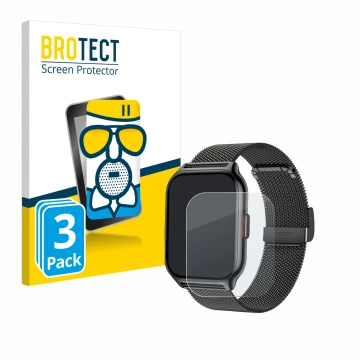 Front side of a product packaging with the brand logo BROTECT. Next to it is the device Narcid P95 2