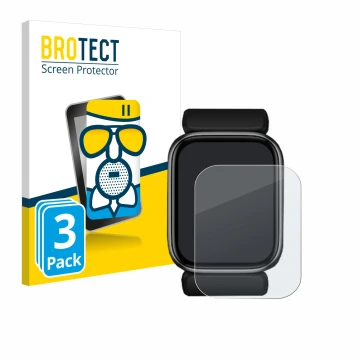 Front side of a product packaging with the brand logo BROTECT. Next to it is the device YHE BP Doctor Fit shown with the corre