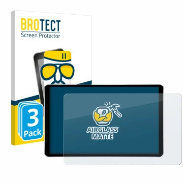 Front side of a product packaging with the brand logo BROTECT. Next to it is the device Joying Car Radio 8