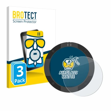 Front side of a product packaging with the brand logo BROTECT. Next to it is the device Beeline Moto II shown with the corresp