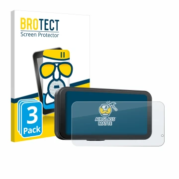 Front side of a product packaging with the brand logo BROTECT. Next to it is the device Volam JM5AMVL 6.25