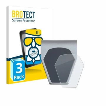 Front side of a product packaging with the brand logo BROTECT. Next to it is the device Epowerfun ePF-PULSE 960 shown with the