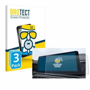 Front side of a product packaging with the brand logo BROTECT. Next to it is the device MG3 Hybrid Hybrid+ 2024 shown with the
