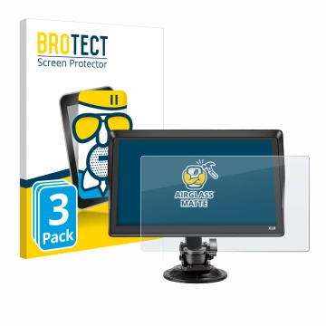 Front side of a product packaging with the brand logo BROTECT. Next to it is the device Xgody X10 9