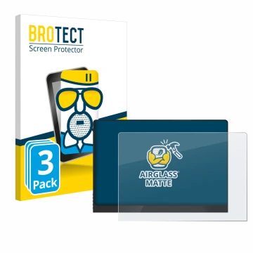 Front side of a product packaging with the brand logo BROTECT. Next to it is the device Uperfect UColor O2 16