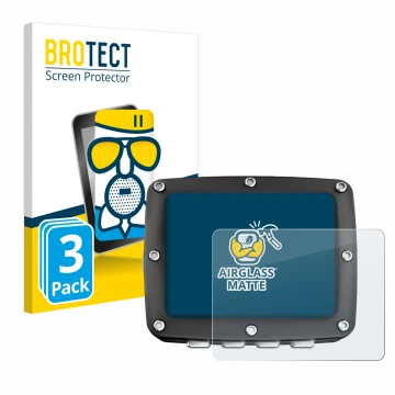 Front side of a product packaging with the brand logo BROTECT. Next to it is the device Ratio iX3M 2 Pro shown with the corres