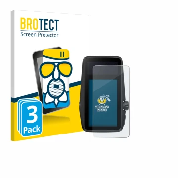 Front side of a product packaging with the brand logo BROTECT. Next to it is the device Coros Dura shown with the correspondin