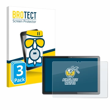 Front side of a product packaging with the brand logo BROTECT. Next to it is the device VALE V10E-LTE shown with the correspon