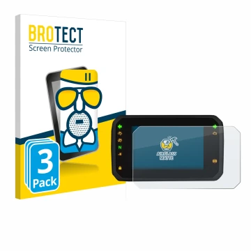 Front side of a product packaging with the brand logo BROTECT. Next to it is the device Honda ADV350 5