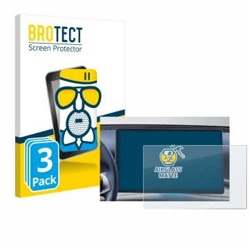 Front side of a product packaging with the brand logo BROTECT. Next to it is the device BYD Atto 3 Design 16