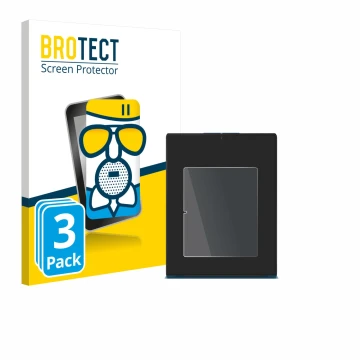 Front side of a product packaging with the brand logo BROTECT. Next to it is the device Lenovo Yoga Slim 9i Gen 10 14