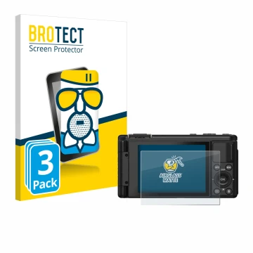 Front side of a product packaging with the brand logo BROTECT. Next to it is the device Yashica City 200 shown with the corres