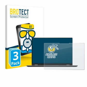 Front side of a product packaging with the brand logo BROTECT. Next to it is the device ASUS Vivobook S 16 Flip TP3607SA-RJ022