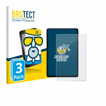 Front side of a product packaging with the brand logo BROTECT. Next to it is the device Xiaomi POCO Pad 12.1