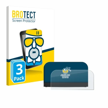 Front side of a product packaging with the brand logo BROTECT. Next to it is the device Nintendo Switch 2 Station shown with t