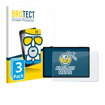 Front side of a product packaging with the brand logo BROTECT. Next to it is the device Maxlegen M40 14