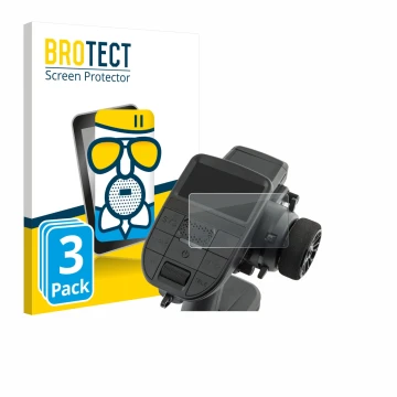 Front side of a product packaging with the brand logo BROTECT. Next to it is the device Radiomaster MT12 shown with the corres