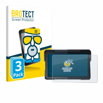 Front side of a product packaging with the brand logo BROTECT. Next to it is the device Lamtto RC19 7