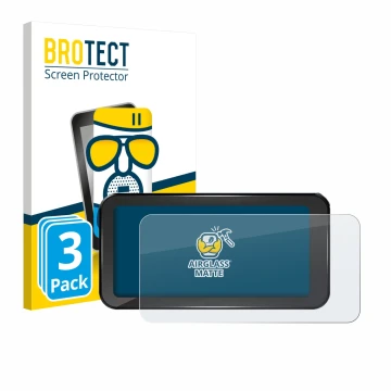 Front side of a product packaging with the brand logo BROTECT. Next to it is the device Aoocci C6 Pro 6.25
