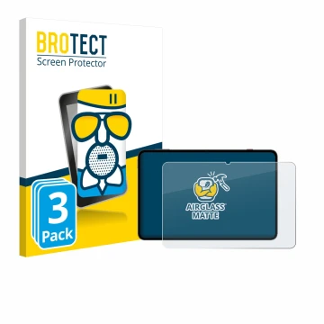 Front side of a product packaging with the brand logo BROTECT. Next to it is the device Redmagic Astra NP05J shown with the co