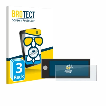 Front side of a product packaging with the brand logo BROTECT. Next to it is the device Peugeot Expert 2025 shown with the cor