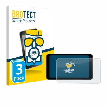 Front side of a product packaging with the brand logo BROTECT. Next to it is the device Chigee AIO-6 Max shown with the corres