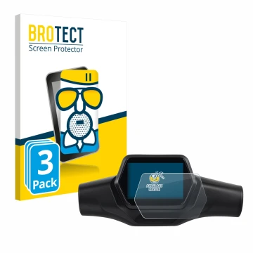 Front side of a product packaging with the brand logo BROTECT. Next to it is the device Segway Ninebot ZT3 D shown with the co