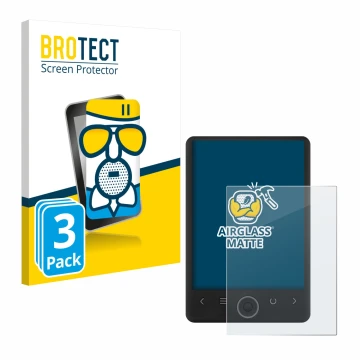 Front side of a product packaging with the brand logo BROTECT. Next to it is the device SPC Light 2 shown with the correspondi