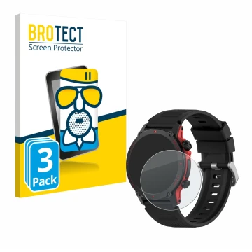 Front side of a product packaging with the brand logo BROTECT. Next to it is the device Popglory S136 shown with the correspon