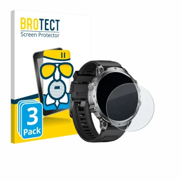 Front side of a product packaging with the brand logo BROTECT. Next to it is the device LIGE EF13 1.85