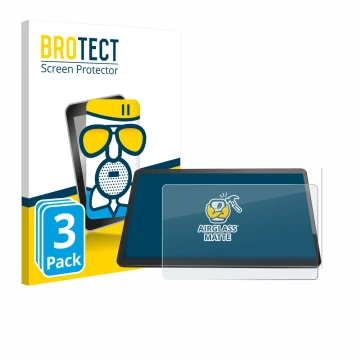 Front side of a product packaging with the brand logo BROTECT. Next to it is the device Elo TouchSystems 1504L 15