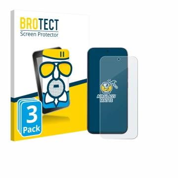 Front side of a product packaging with the brand logo BROTECT. Next to it is the device Xiaomi 17 Pro Max shown with the corre