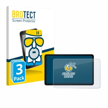 Front side of a product packaging with the brand logo BROTECT. Next to it is the device Doogee U12 shown with the correspondin
