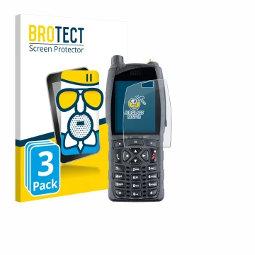 Front side of a product packaging with the brand logo BROTECT. Next to it is the device Sepura SC2020 shown with the correspon