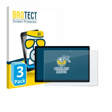 Front side of a product packaging with the brand logo BROTECT. Next to it is the device Foruser U310-EEA 14